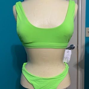 Lime green bikini set NWT